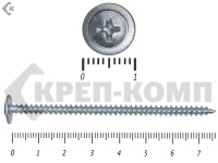 Саморез с прессшайбой острый 4,2х76 Фасовка (150шт)