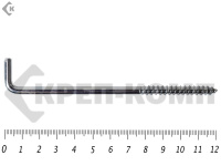 Шуруп с костылём L-образный 6х120 (10шт)