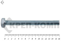 Болт полная резьба, цинк DIN933 8х160 пр.8,8 (25кг/466)