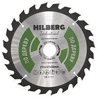 Диск 216*30*24Т, пильный по дереву Hilberg Industrial (1 шт.)