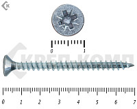 Саморез белый цинк POZY 6х 70 (15шт)