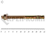 Анкер клиновой 16х220, желтый цинк (10шт) – фото